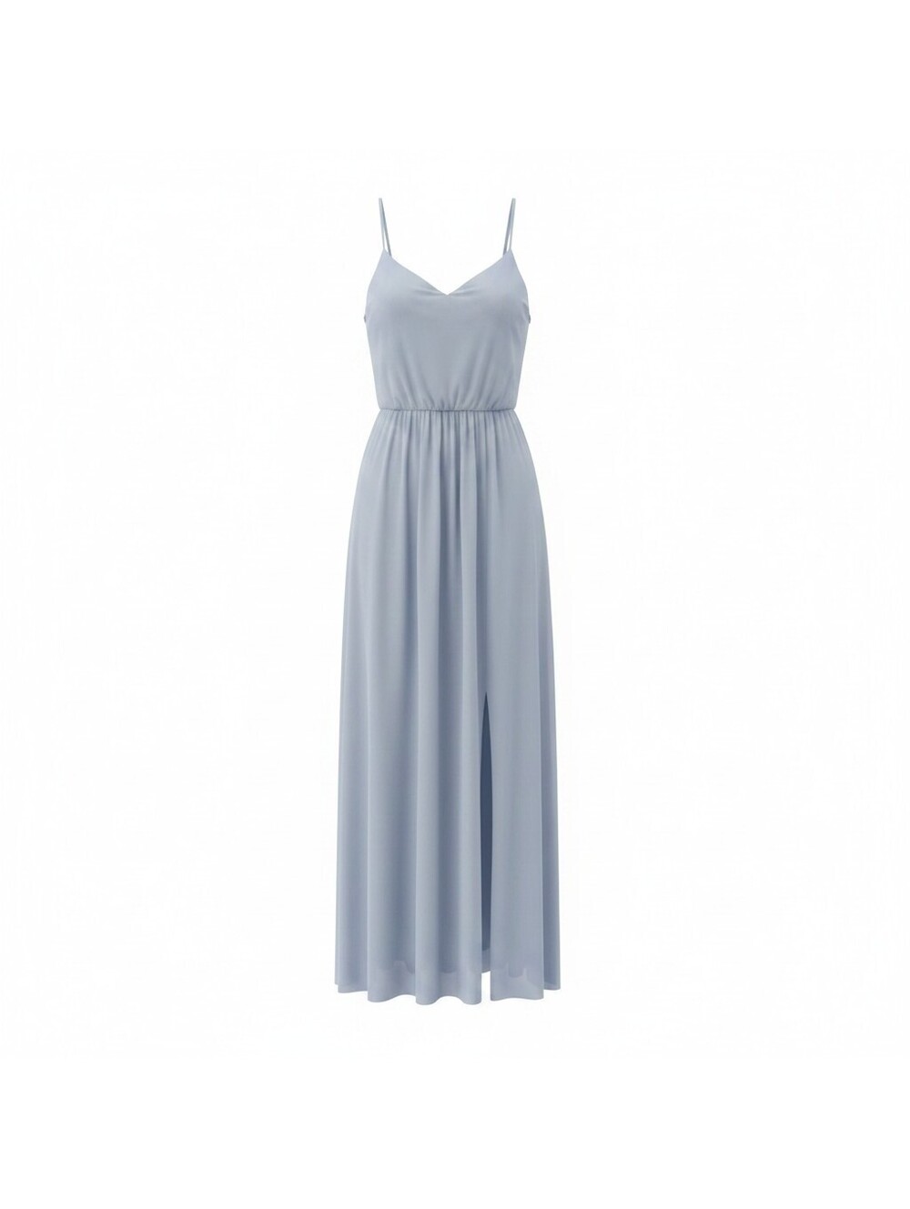 Birdy Grey Bridesmaid Dress Women’s Medium Slate Blue Long Formal Gown